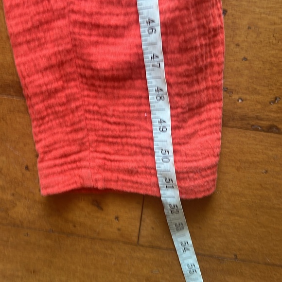 Anthropologie Saturday Sunday Isabel Coral Red Jumpsuit Size XS - Picture 11 of 16